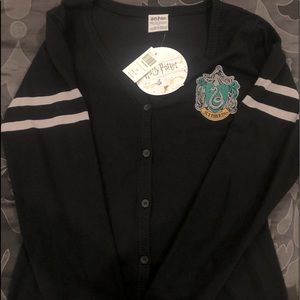 BNWT Harry Potter Slytherin Cardigan